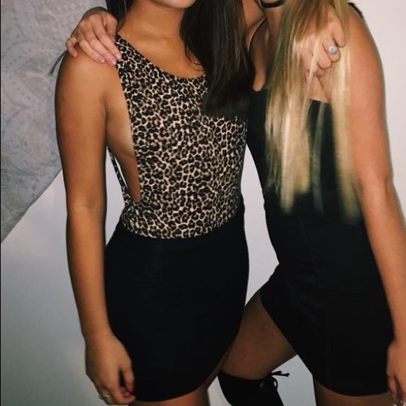 American Apparel Other - Leopard print bodysuit